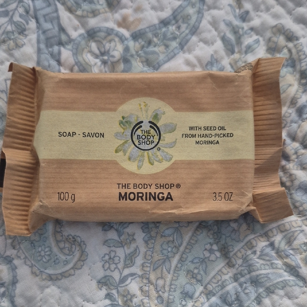 3/$30 The Body Shop Moringa Soap NIP 3.5 Oz